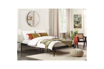 Säng med lamellram Vaurs - Svart, 160x200 cm - Möbler - Säng - Sängram & sängstomme