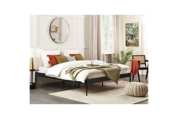 Säng med lamellram Vaurs - Svart, 180x200 cm - Möbler - Säng - Sängram & sängstomme