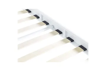 Säng med lamellram Vaurs - Vit, 160x200 cm - Möbler - Säng - Sängram & sängstomme