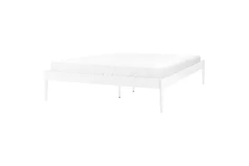 Säng med lamellram Vaurs - Vit, 160x200 cm - Möbler - Säng - Sängram & sängstomme