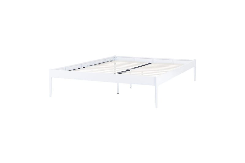 Säng med lamellram Vaurs - Vit, 160x200 cm - Möbler - Säng - Sängram & sängstomme