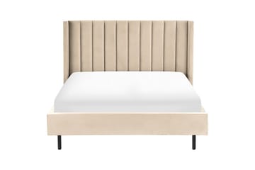 Säng med lamellram Villette - Beige, svart, 140x200 cm - Möbler - Säng - Sängram & sängstomme