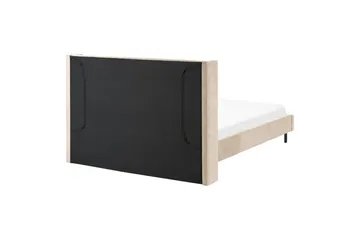Säng med lamellram Villette - Beige, svart, 140x200 cm - Möbler - Säng - Sängram & sängstomme