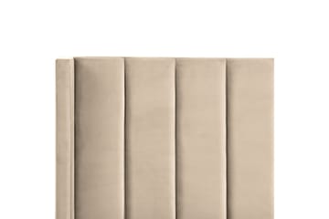 Säng med lamellram Villette - Beige, svart, 140x200 cm - Möbler - Säng - Sängram & sängstomme