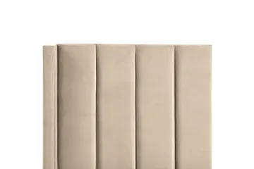 Säng med lamellram Villette - Beige, svart, 140x200 cm - Möbler - Säng - Sängram & sängstomme