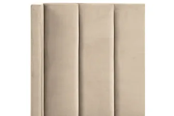 Säng med lamellram Villette - Beige, svart, 160x200 cm - Möbler - Säng - Sängram & sängstomme