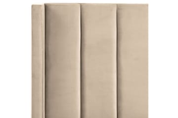 Säng med lamellram Villette - Beige, svart, 160x200 cm - Möbler - Säng - Sängram & sängstomme