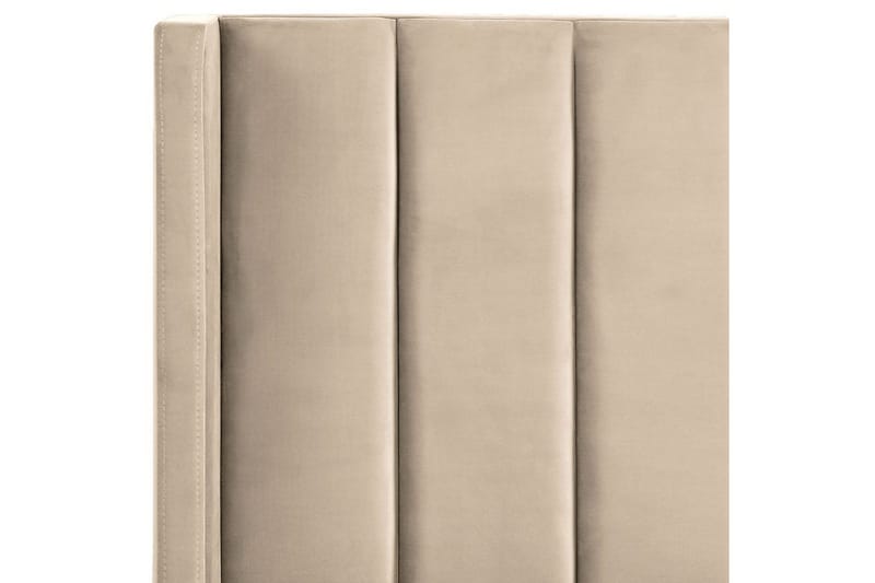 Säng med lamellram Villette - Beige, svart, 160x200 cm - Möbler - Säng - Sängram & sängstomme