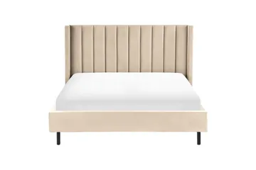 Säng med lamellram Villette - Beige, svart, 160x200 cm - Möbler - Säng - Sängram & sängstomme