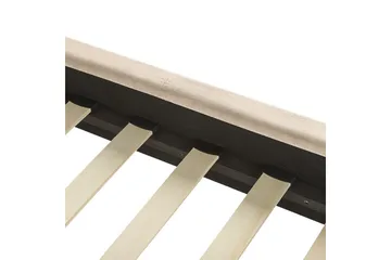 Säng med lamellram Villette - Beige, svart, 180x200 cm - Möbler - Säng - Sängram & sängstomme