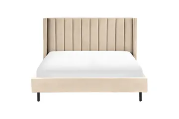 Säng med lamellram Villette - Beige, svart, 180x200 cm - Möbler - Säng - Sängram & sängstomme