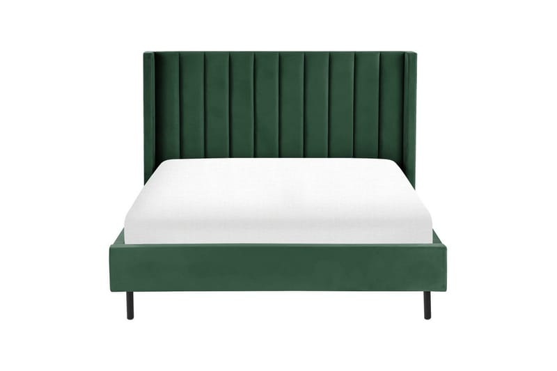 Säng med lamellram Villette - Grön, Svart, 140x200 cm - Möbler - Säng - Sängram & sängstomme