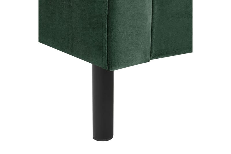 Säng med lamellram Villette - Grön, Svart, 140x200 cm - Möbler - Säng - Sängram & sängstomme