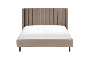 Säng med lamellram Villette - Taupe, svart, 160x200 cm - Möbler - Säng - Sängram & sängstomme