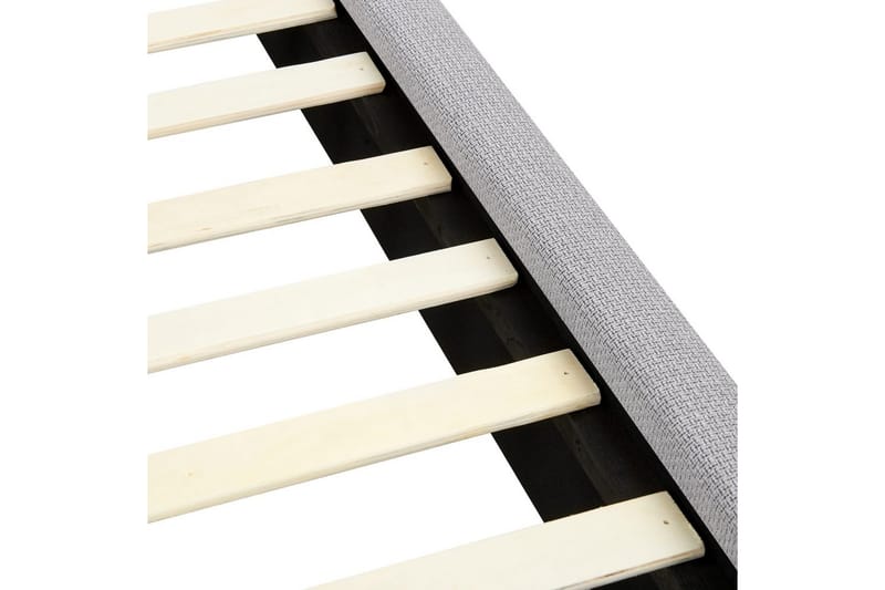 Säng med lamellram Vinay - Ljusgrå, 160x200 cm - Möbler - Säng - Sängram & sängstomme