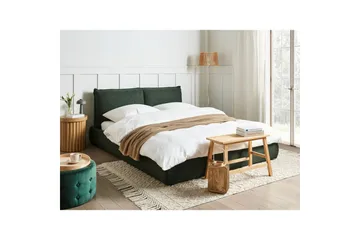 Säng med lamellram Vinay - Mörkgrön, 160x200 cm - Möbler - Säng - Sängram & sängstomme