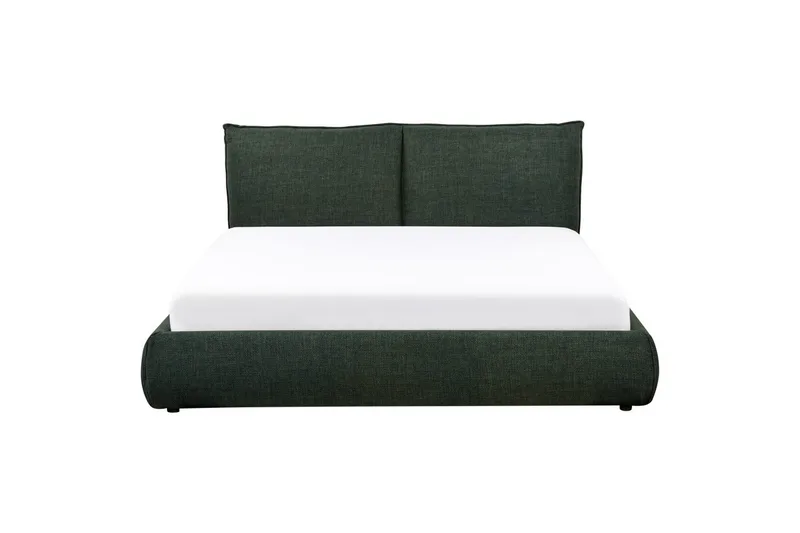Säng med lamellram Vinay - Mörkgrön, 160x200 cm - Möbler - Säng - Sängram & sängstomme