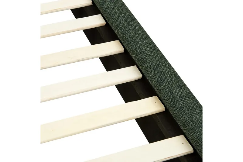 Säng med lamellram Vinay - Mörkgrön, 160x200 cm - Möbler - Säng - Sängram & sängstomme