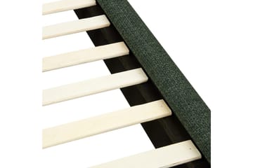 Säng med lamellram Vinay - Mörkgrön, 180x200 cm - Möbler - Säng - Sängram & sängstomme