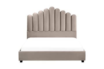 Säng med lamellram Vincennes - Taupe, svart, 140x200 cm - Möbler - Säng - Sängram & sängstomme