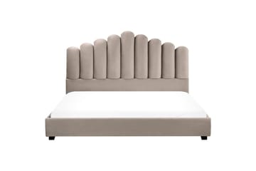 Säng med lamellram Vincennes - Taupe, svart, 180x200 cm - Möbler - Säng - Sängram & sängstomme