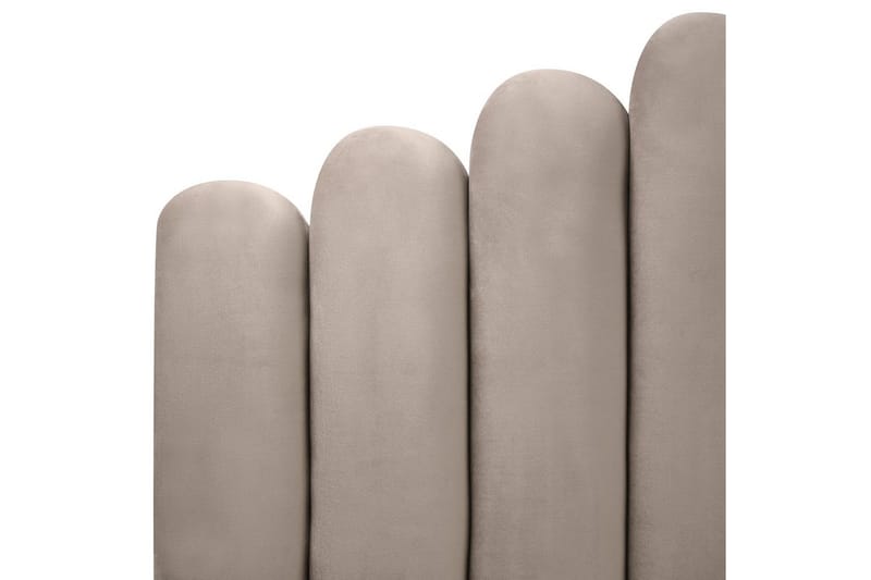 Säng med lamellram Vincennes - Taupe, svart, 180x200 cm - Möbler - Säng - Sängram & sängstomme