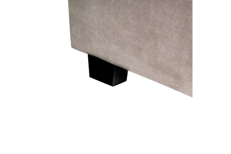 Säng med lamellram Vincennes - Taupe, svart, 180x200 cm - Möbler - Säng - Sängram & sängstomme