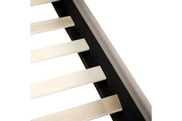 Säng med lamellram Vincennes - Taupe, svart, 180x200 cm - Möbler - Säng - Sängram & sängstomme