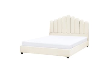 Säng med lamellram Vincennes - Vit, Svart, 140x200 cm - Möbler - Säng - Sängram & sängstomme