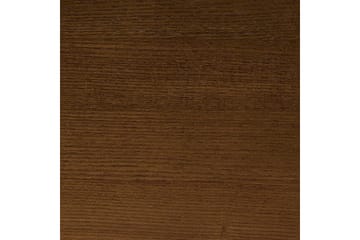 Säng med lamellram Poissy - Mörk trä, beige, 160x200 cm - Möbler - Säng - Sängram & sängstomme