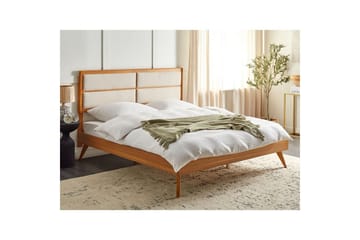 Säng med lamellram Poissy - Ljus trä, beige, 180x200 cm - Möbler - Säng - Sängram & sängstomme