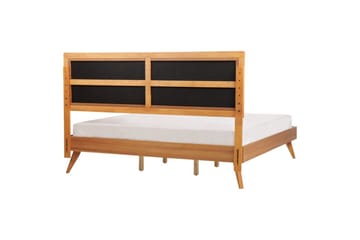 Säng med lamellram Poissy - Ljus trä, beige, 180x200 cm - Möbler - Säng - Sängram & sängstomme
