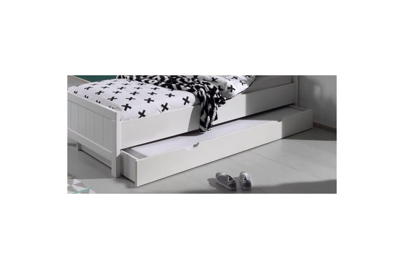 Säng med nattduksbord 2-dörrars garderob Skrivbord Bokhylla Låda Erik - Möbler - Säng - Möbelset för sovrum