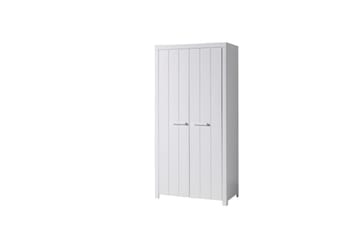 Säng med nattduksbord 2-dörrars garderob Skrivbord Låda Erik - Möbler - Säng - Möbelset för sovrum