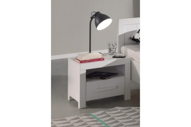 Säng med nattduksbord 2-dörrs garderob Erik - Möbler - Säng - Möbelset för sovrum