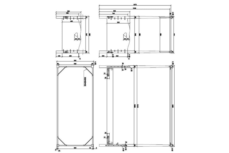 Säng med nattduksbord Amori Vit - Möbler - Säng - Möbelset för sovrum