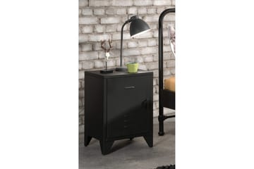 Säng med nattduksbord Bronxx Svart - Svart - Möbler - Säng - Möbelset för sovrum