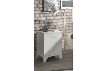 Säng med nattduksbord Bronxx Vit - Vit - Möbler - Säng - Möbelset för sovrum