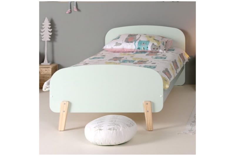 Säng med nattduksbord Kiddy Mintgrön - Mintgrön - Möbler - Säng - Möbelset för sovrum