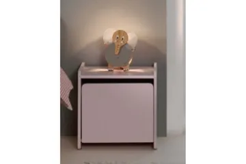 Säng med nattduksbord Kiddy Rosa - Rosa - Möbler - Säng - Möbelset för sovrum