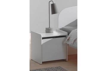 Säng med nattduksbord Kiddy Vit - Vit - Möbler - Säng - Möbelset för sovrum