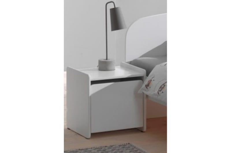 Säng med nattduksbord Kiddy Vit - Vit - Möbler - Säng - Möbelset för sovrum