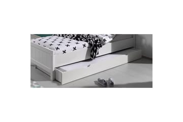 Säng med ribbotten nattduksbord 3-dörrars garderob skrivbord bokhylla låda Erik - Möbler - Säng - Möbelset för sovrum