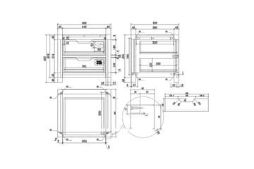 Säng med ribbotten nattduksbord Alex - Möbler - Säng - Möbelset för sovrum