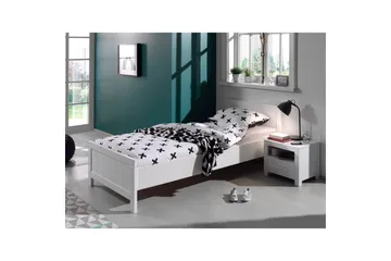 Säng med ribbotten nattduksbord Erik - Möbler - Säng - Möbelset för sovrum