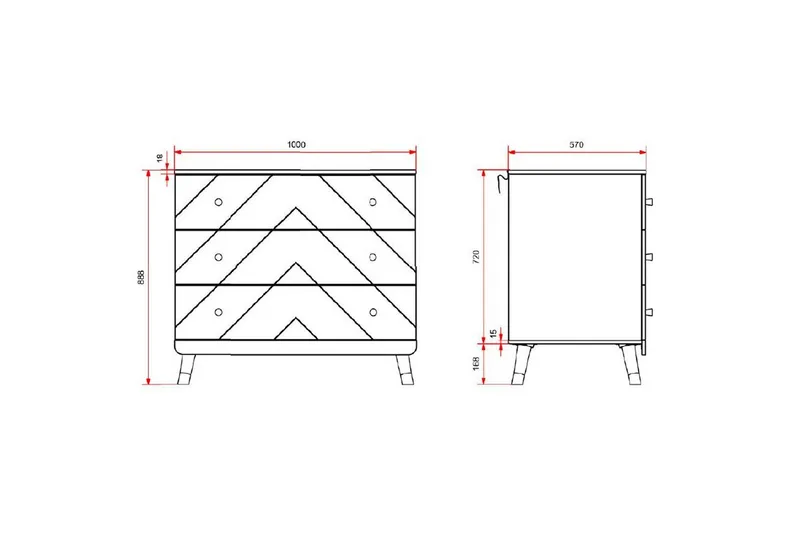 Säng med sängbord, byrå Billy Vit - Möbler - Säng - Möbelset för sovrum