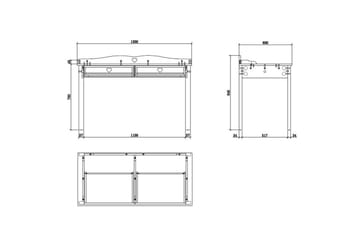 Säng med sängbord, garderob, skrivbord Amori Vit 2 dörrar - 2 dörrar - Möbler - Säng - Möbelset för sovrum