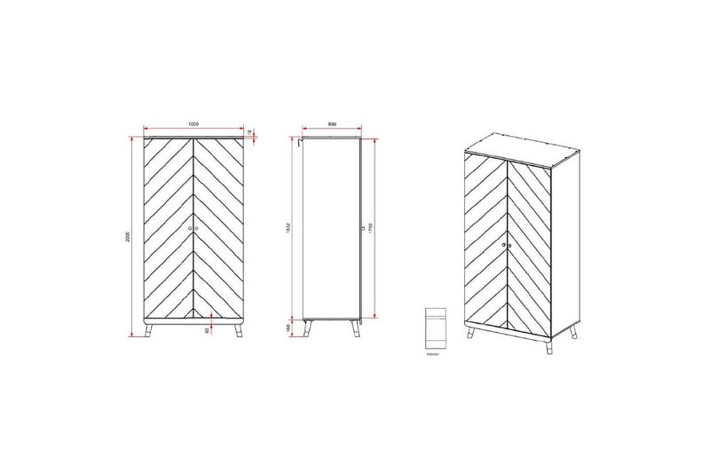 Säng med sängbord, garderob, skrivbord Billy Vit - Möbler - Säng - Möbelset för sovrum