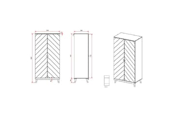 Säng med sängbord, garderob, skrivbord Billy Vit - Möbler - Säng - Möbelset för sovrum