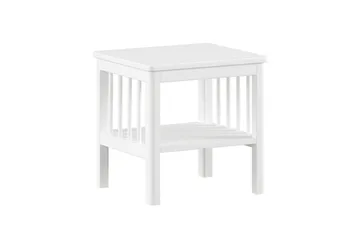 Säng med sängbord, garderob Forrest Vit bok - Vit bok - Möbler - Säng - Möbelset för sovrum